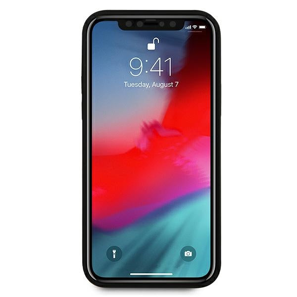 Ferrari Off Track Quilted dėklas iPhone 12 Pro Max 6.7" – juodas -- iPhone 12 Pro Max