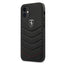 Ferrari odinis dėklas iPhone 12 mini – juodas (Off Track Quilted) -- iPhone 12 Mini