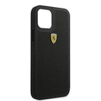 Ferrari dėklas iPhone 12/12 Pro – juodas -- iPhone 12