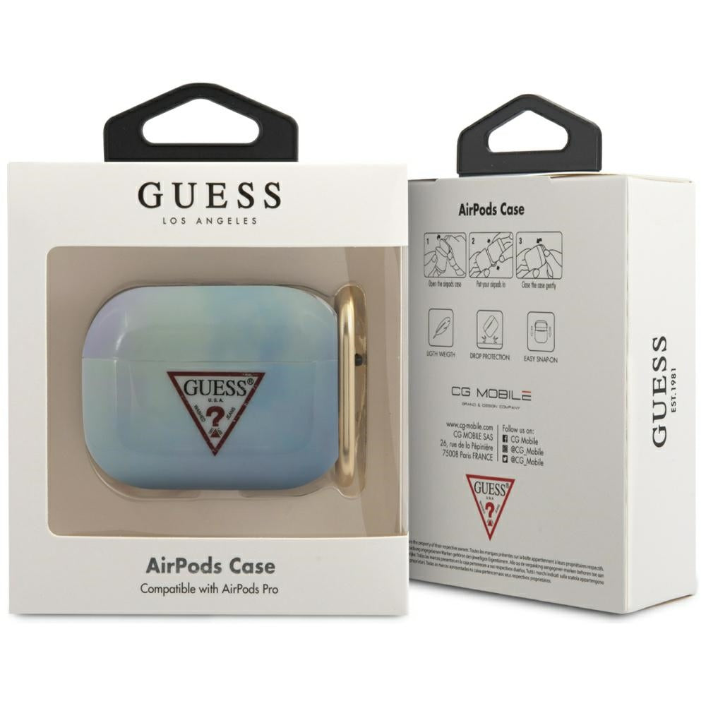 Guess AirPods Pro dėklas – mėlynas Tie-Dye