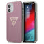Guess dėklas iPhone 12 mini – rožinis, Metallic -- iPhone 12 Mini