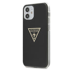 Guess Metallic dėklas iPhone 12 mini – juodas -- iPhone 12 Mini