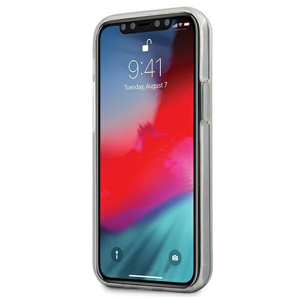 Guess Metallic dėklas iPhone 12 mini – juodas -- iPhone 12 Mini