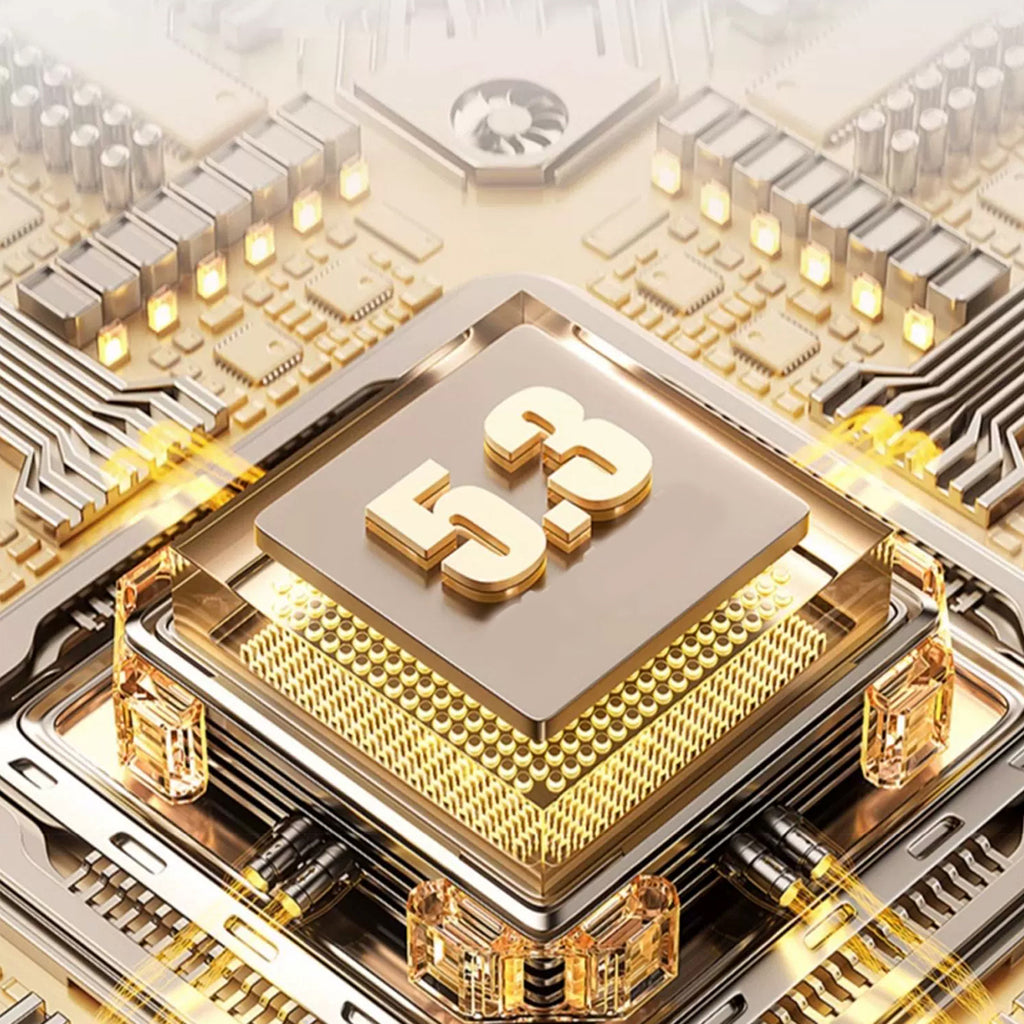 Dudao X22Pro ant ausies uždedamos belaidės Bluetooth 5.3 ausinės – juodos