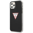 Guess dėklas iPhone 12/12 Pro – juodas (Triangle) -- iPhone 12