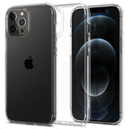 Skaidrus Spigen Ultra Hybrid dėklas iPhone 12/12 Pro -- iPhone 12