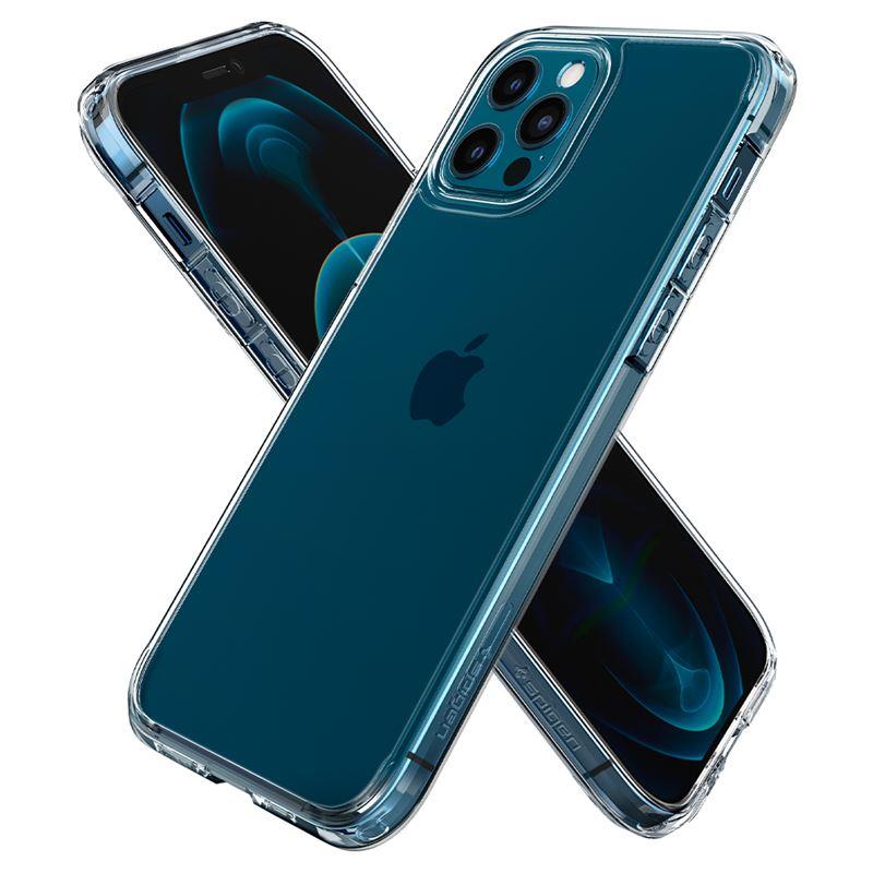 Skaidrus Spigen Ultra Hybrid dėklas iPhone 12/12 Pro -- iPhone 12