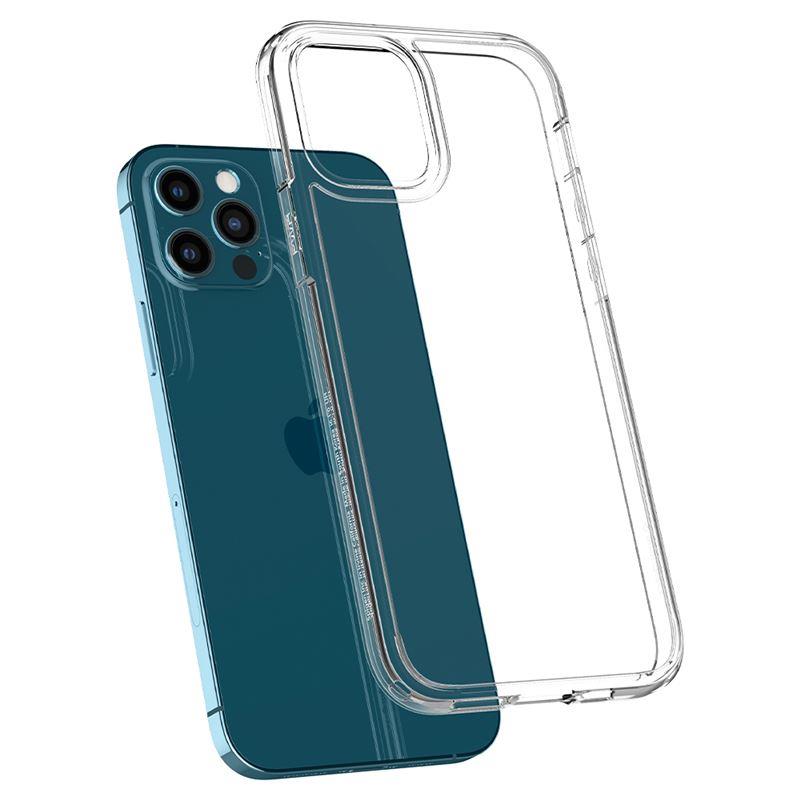 Skaidrus Spigen Ultra Hybrid dėklas iPhone 12/12 Pro -- iPhone 12