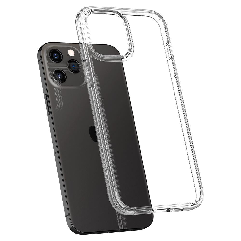 Skaidrus Spigen Ultra Hybrid dėklas iPhone 12/12 Pro -- iPhone 12