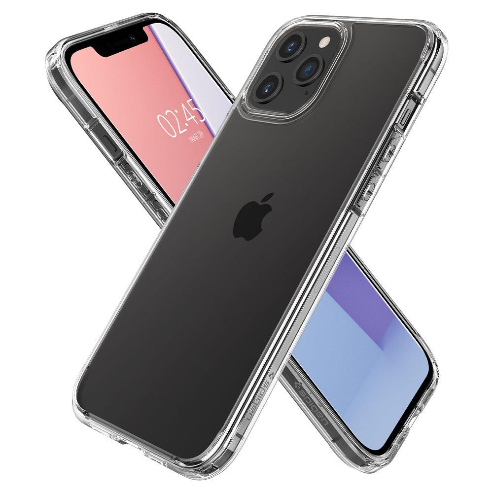 Skaidrus Spigen Ultra Hybrid dėklas iPhone 12/12 Pro -- iPhone 12
