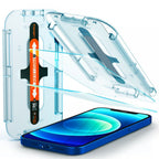Spigen Glas.TR EZ Fit grūdintas stiklas iPhone 12/12 Pro (2 vnt.) -- iPhone 12