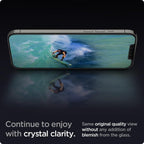 Spigen Glas.TR EZ Fit grūdintas stiklas iPhone 12/12 Pro (2 vnt.) -- iPhone 12