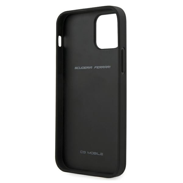 Ferrari Off Track Perforated dėklas iPhone 12/12 Pro – juodas -- iPhone 12