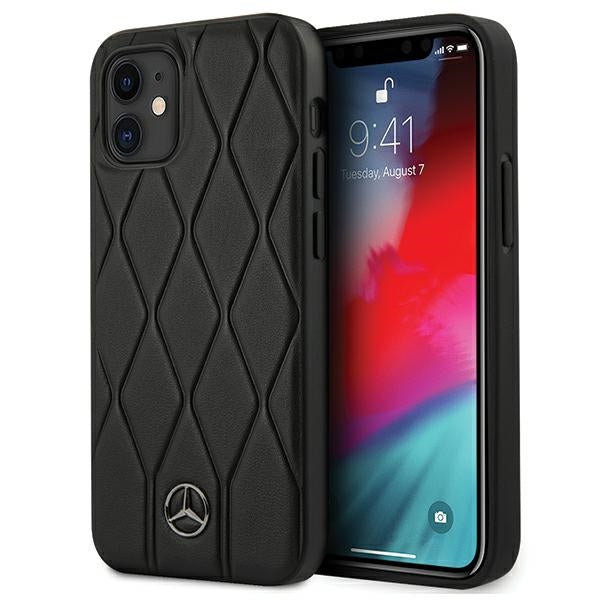 Mercedes-Benz odinis dėklas iPhone 12 mini – juodas -- iPhone 12 Mini