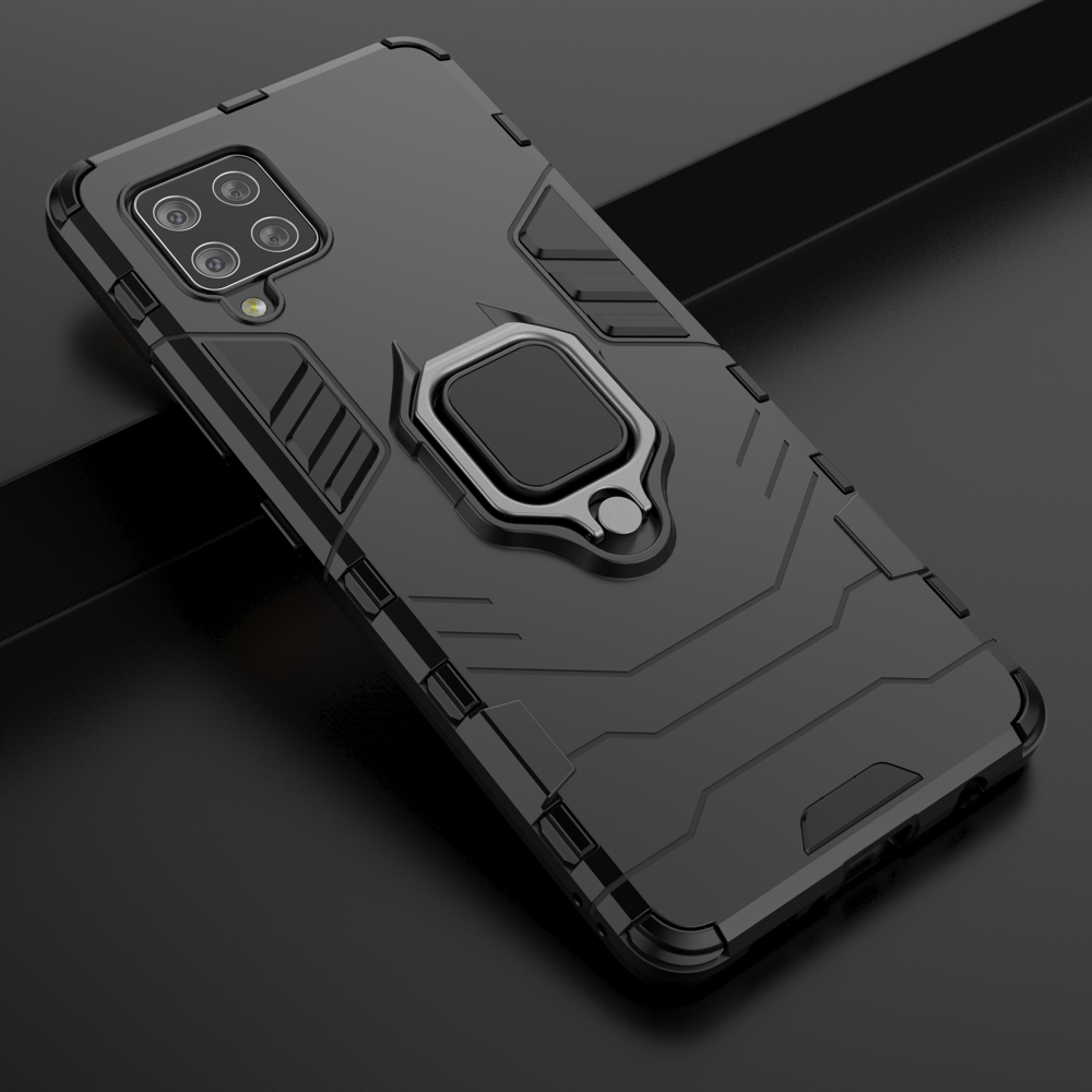 Ring Armor dėklas Samsung Galaxy A42 5G – juodas -- Samsung Galaxy A42
