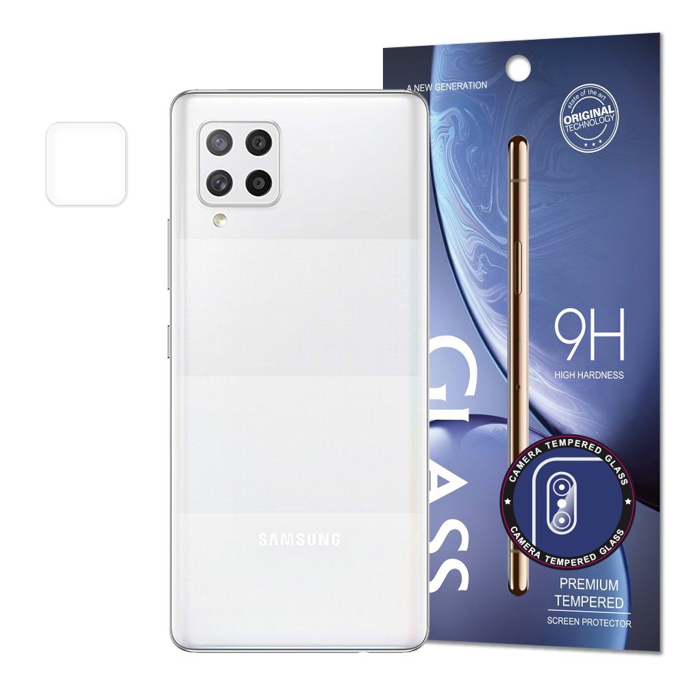 Grūdintas kameros stiklas Samsung Galaxy A42 5G (9H) -- Samsung Galaxy A42
