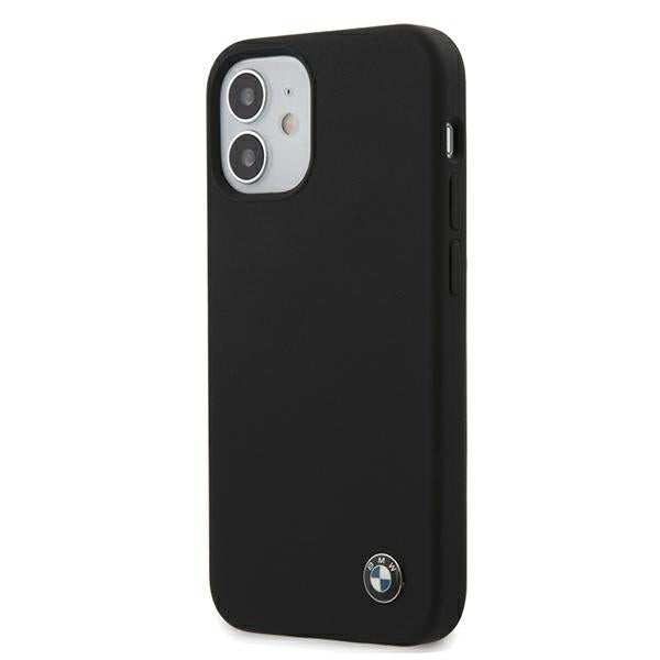 BMW silikoninis dėklas iPhone 12 mini – juodas -- iPhone 12 Mini