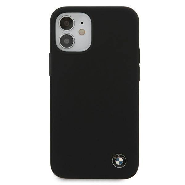 BMW silikoninis dėklas iPhone 12 mini – juodas -- iPhone 12 Mini