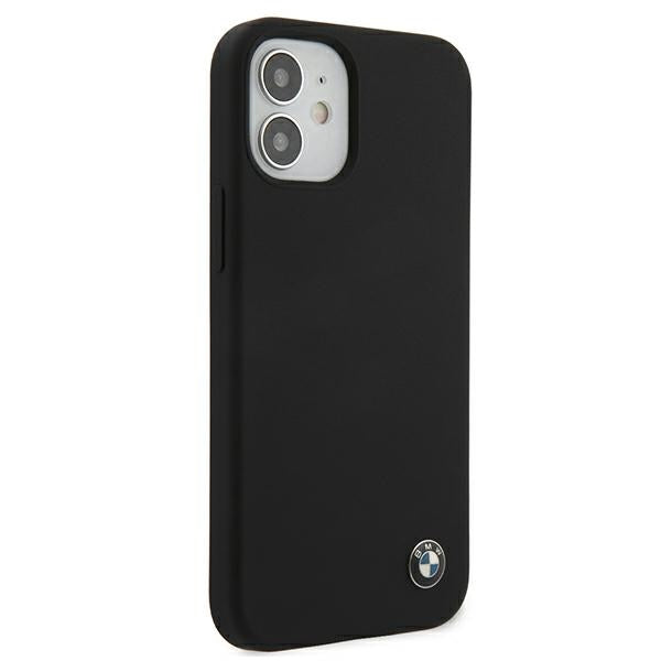 BMW silikoninis dėklas iPhone 12 mini – juodas -- iPhone 12 Mini