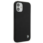 BMW silikoninis dėklas iPhone 12 mini – juodas -- iPhone 12 Mini