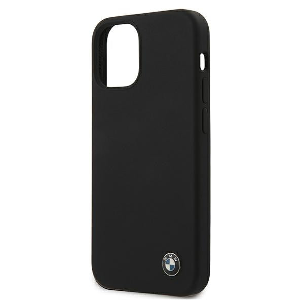 BMW silikoninis dėklas iPhone 12 mini – juodas -- iPhone 12 Mini