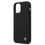 BMW silikoninis dėklas iPhone 12 mini – juodas -- iPhone 12 Mini
