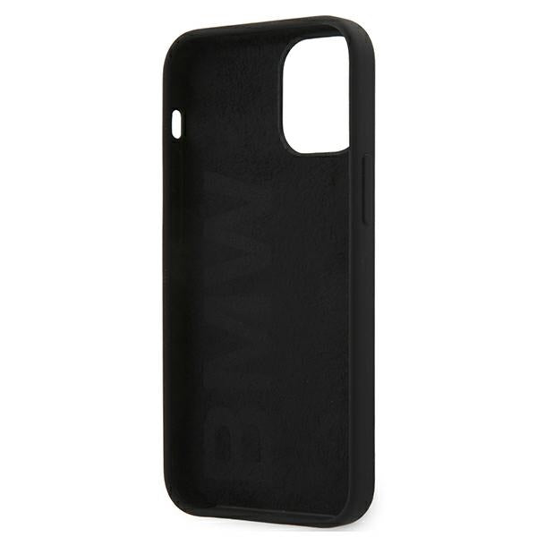 BMW silikoninis dėklas iPhone 12 mini – juodas -- iPhone 12 Mini