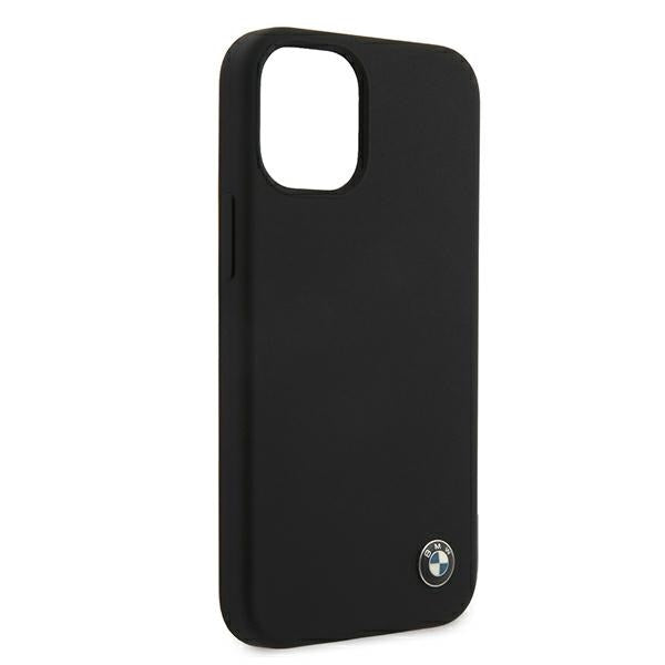 BMW silikoninis dėklas iPhone 12 mini – juodas -- iPhone 12 Mini