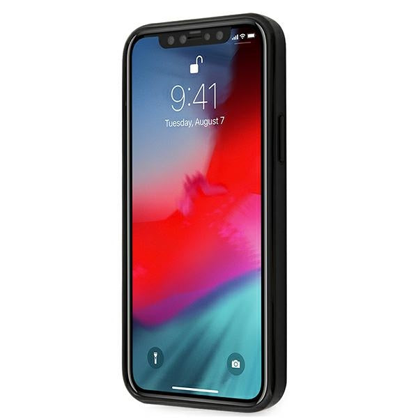 Ferrari dėklas iPhone 12 mini – juodas, anglies pluoštas -- iPhone 12 Mini