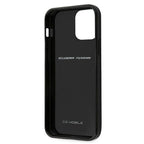 Ferrari dėklas iPhone 12 mini – juodas, anglies pluoštas -- iPhone 12 Mini