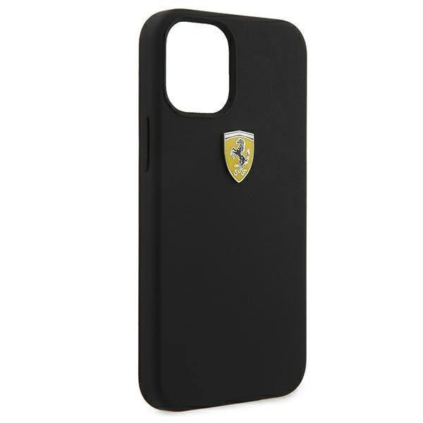 Ferrari silikoninis dėklas iPhone 12 mini – juodas -- iPhone 12 Mini