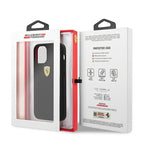 Ferrari silikoninis dėklas iPhone 12 mini – juodas -- iPhone 12 Mini
