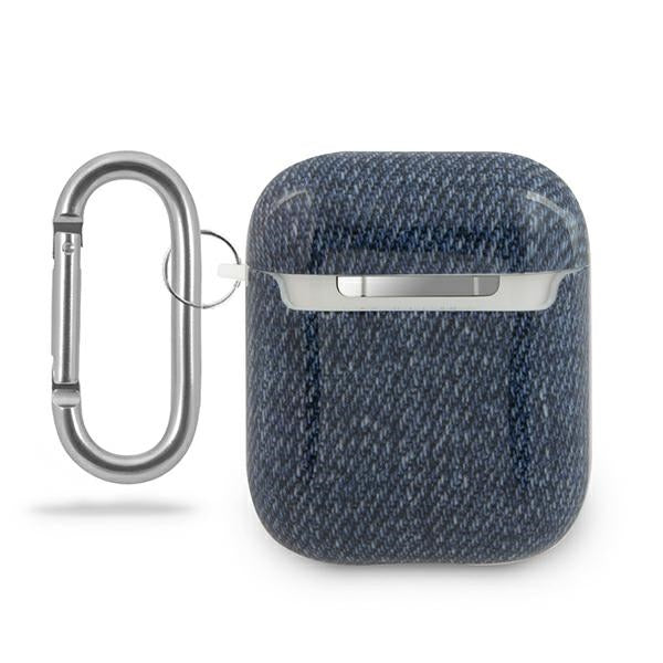 Guess Jeans dėklas AirPods 1/2 – tamsiai mėlynas -- AirPods 1 / AirPods 2