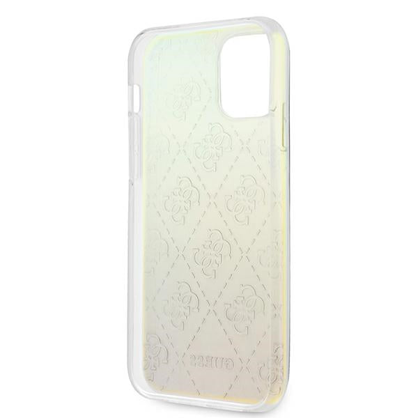 Guess 4G 3D Pattern dėklas iPhone 12/12 Pro – opalinis -- iPhone 12