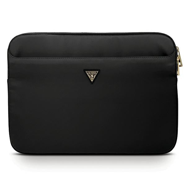 Guess Nylon Triangle Logo dėklas 13" nešiojamajam kompiuteriui – juodas -- Laptop Bags