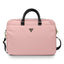 Guess Nylon Triangle Logo krepšys 16" nešiojamajam kompiuteriui - rožinis -- Laptop Bags