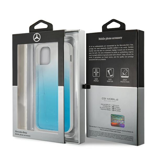 Mercedes-Benz dėklas iPhone 12/12 Pro – mėlynas -- iPhone 12