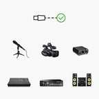 Ugreen AV130 66717 garso XLR (female) - XLR (male) kabelis mikrofonui / stiprintuvui 2m - juodas -- Audio Cables