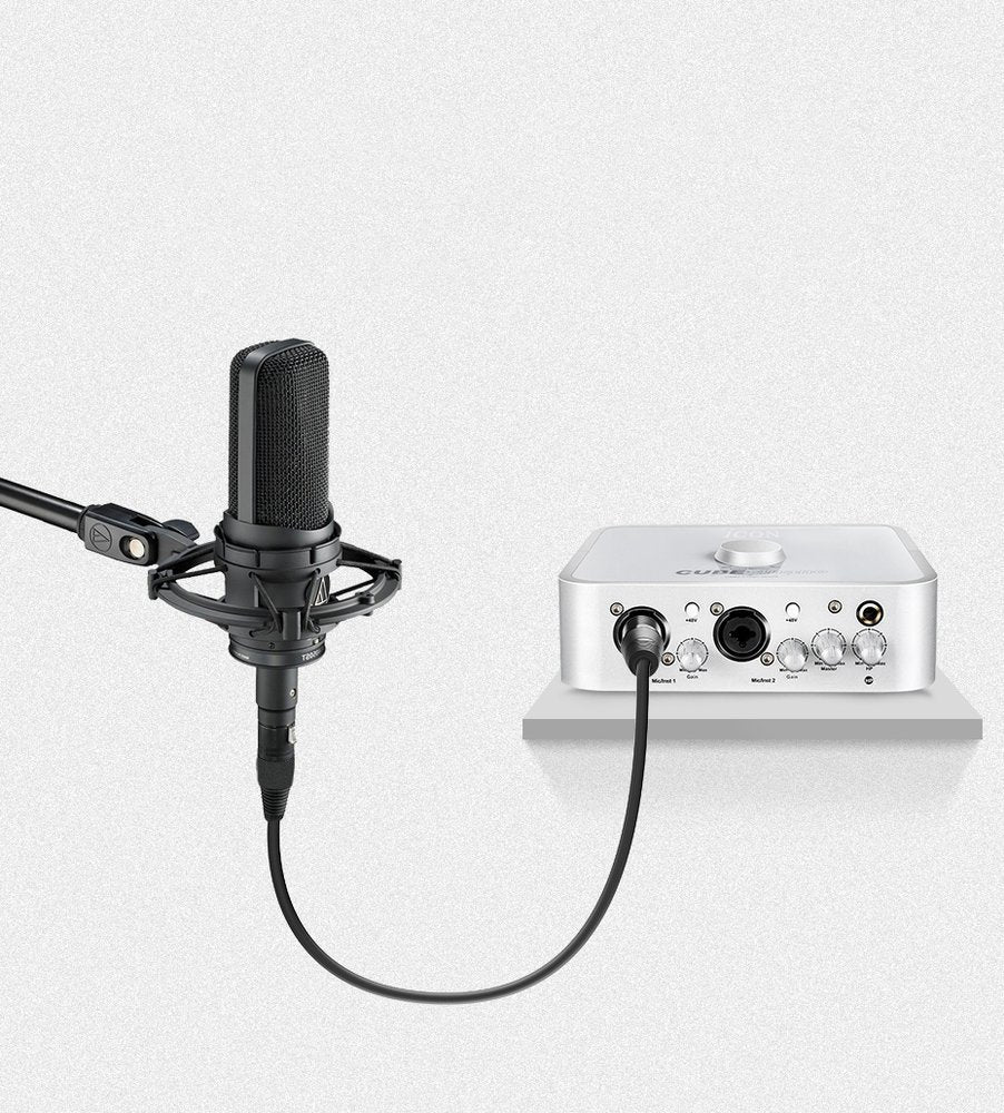 Ugreen AV130 66717 garso XLR (female) - XLR (male) kabelis mikrofonui / stiprintuvui 2m - juodas -- Audio Cables