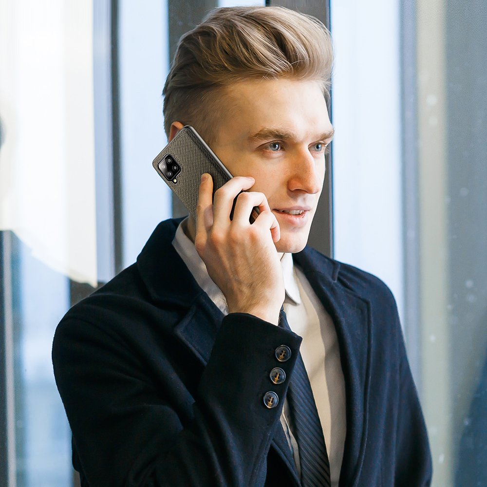 Dux Ducis Fino dėklas Samsung Galaxy A42 5G – žalias -- Samsung Galaxy A42