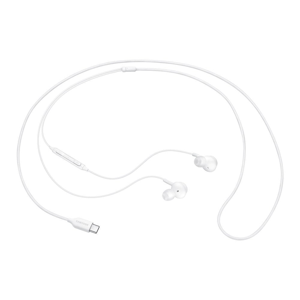 Samsung AKG laidinės in-ear ausinės USB-C baltos (EO-IC100BWEGEU) -- Headphones