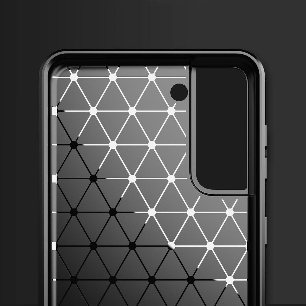 Carbon Case TPU dėklas Samsung Galaxy S21+ 5G – mėlynas -- Samsung Galaxy S21+