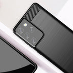 Carbon TPU dėklas Samsung Galaxy S21 Ultra 5G – juodas -- Samsung Galaxy S21 Ultra