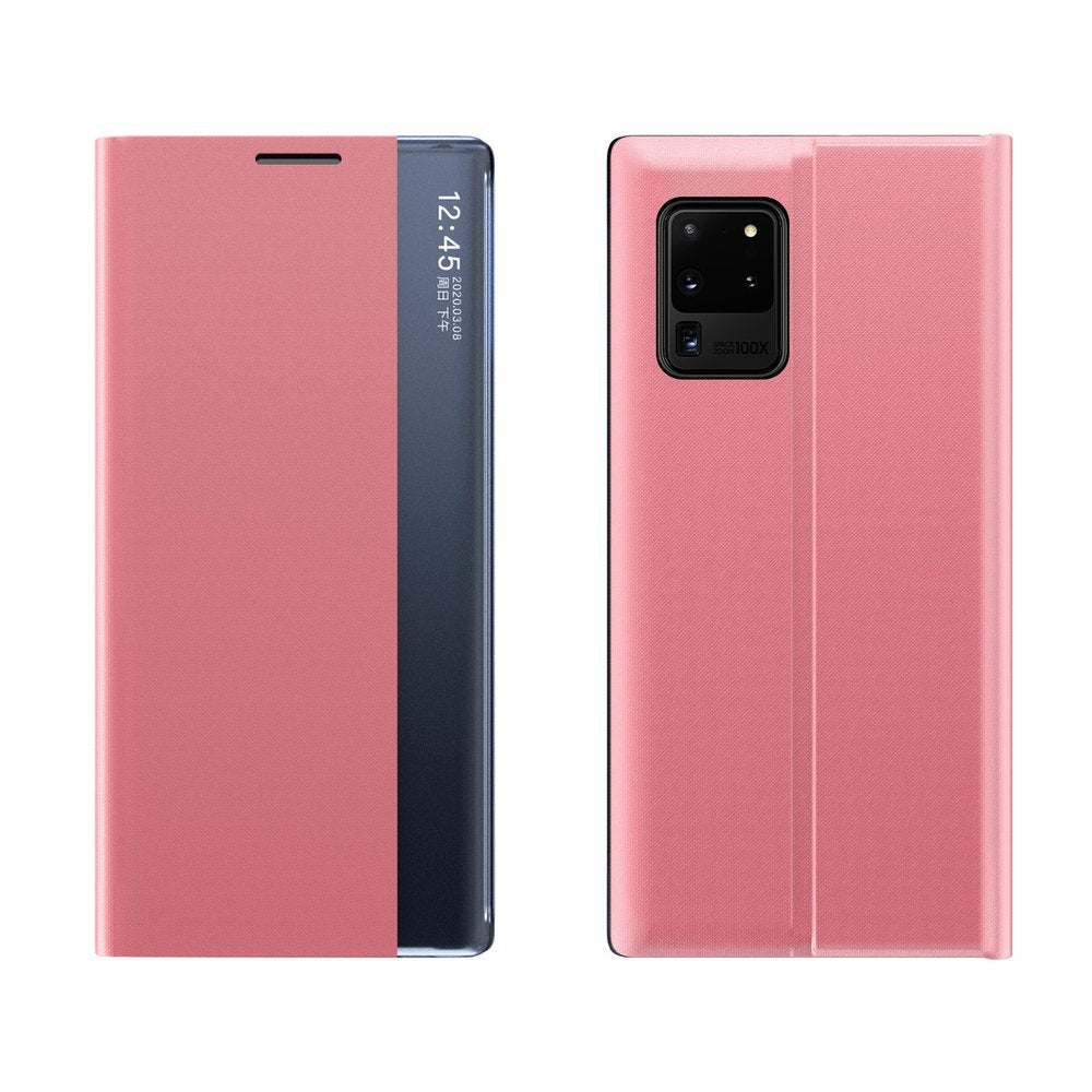 Knyginis dėklas Samsung Galaxy A72 4G – rožinis, su stovu -- Samsung Galaxy A72
