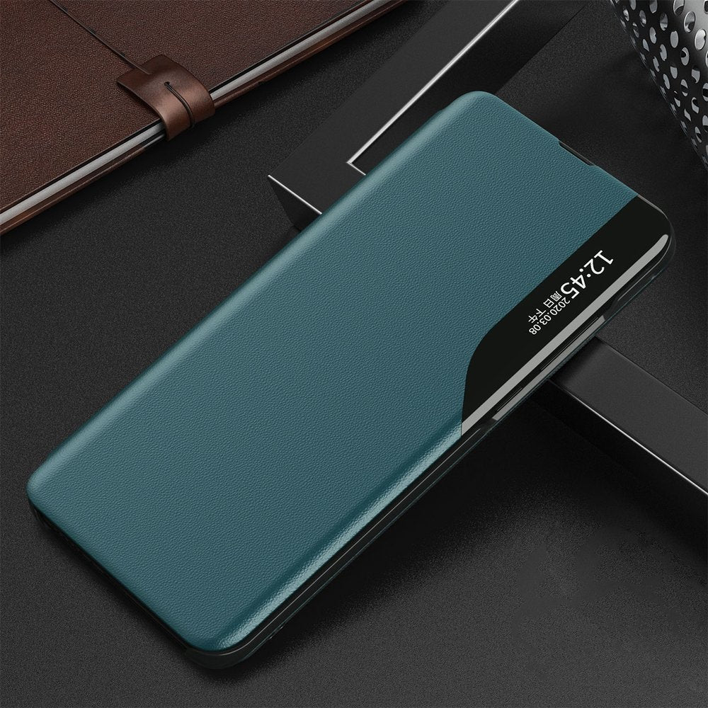 Eko odos atverčiamas dėklas Samsung Galaxy A72 4G – žalias -- Samsung Galaxy A72