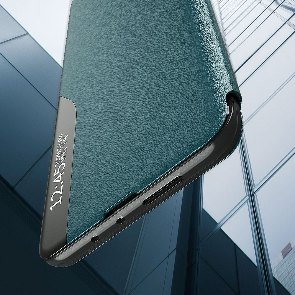 Eko odos atverčiamas dėklas Samsung Galaxy A72 4G – žalias -- Samsung Galaxy A72