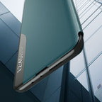 Eko odos atverčiamas dėklas Samsung Galaxy A72 4G – žalias -- Samsung Galaxy A72