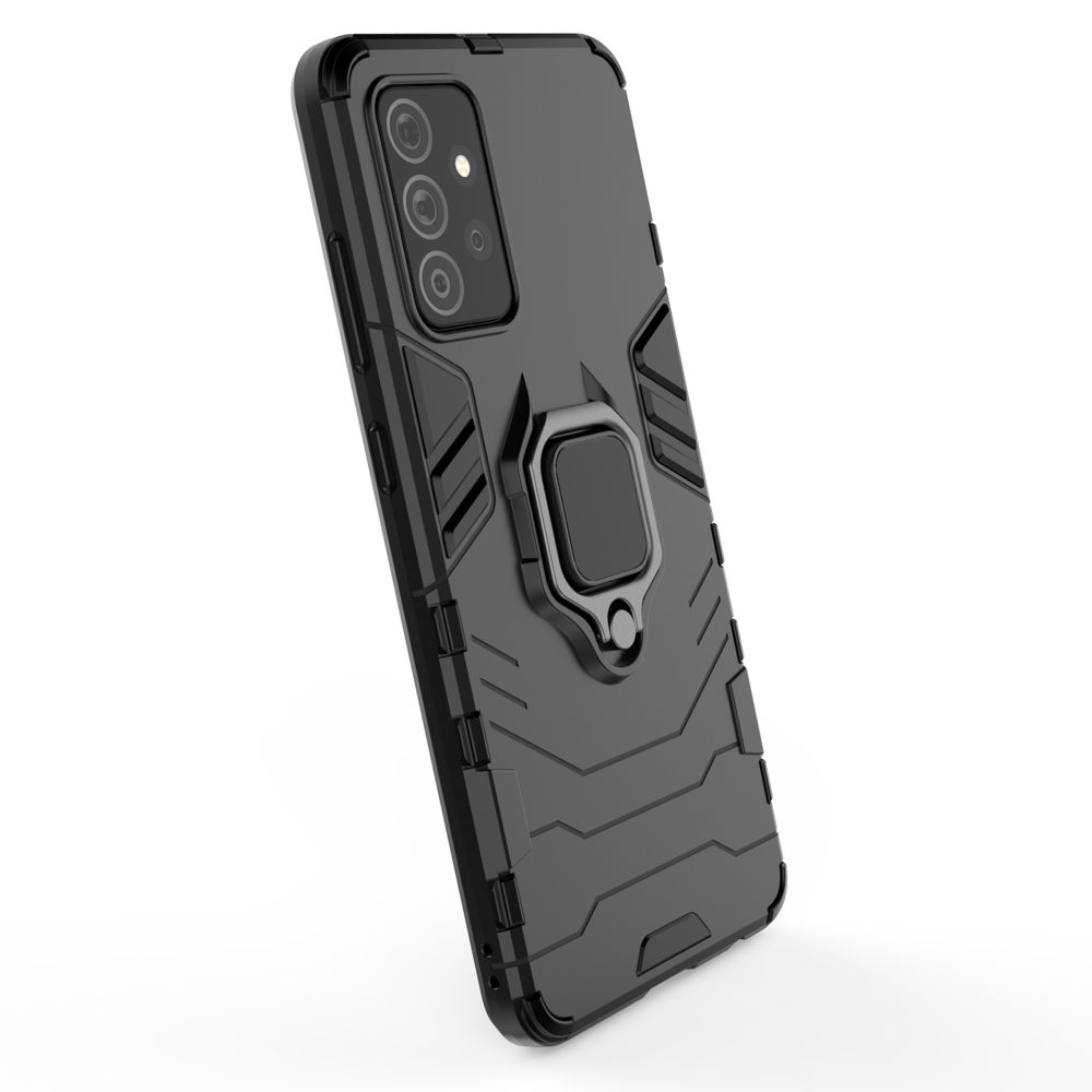 Ring Armor dėklas Samsung Galaxy A72 4G – juodas -- Samsung Galaxy A72