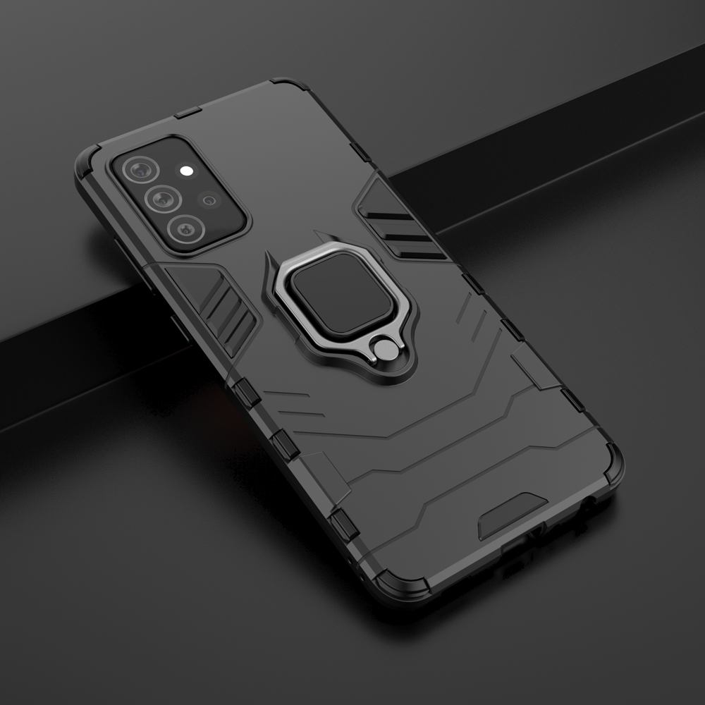 Ring Armor dėklas Samsung Galaxy A72 4G – juodas -- Samsung Galaxy A72