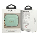 Guess silikoninis dėklas AirPods Pro – žalias